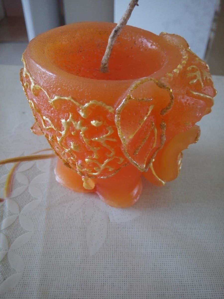 Orange Airavat candle