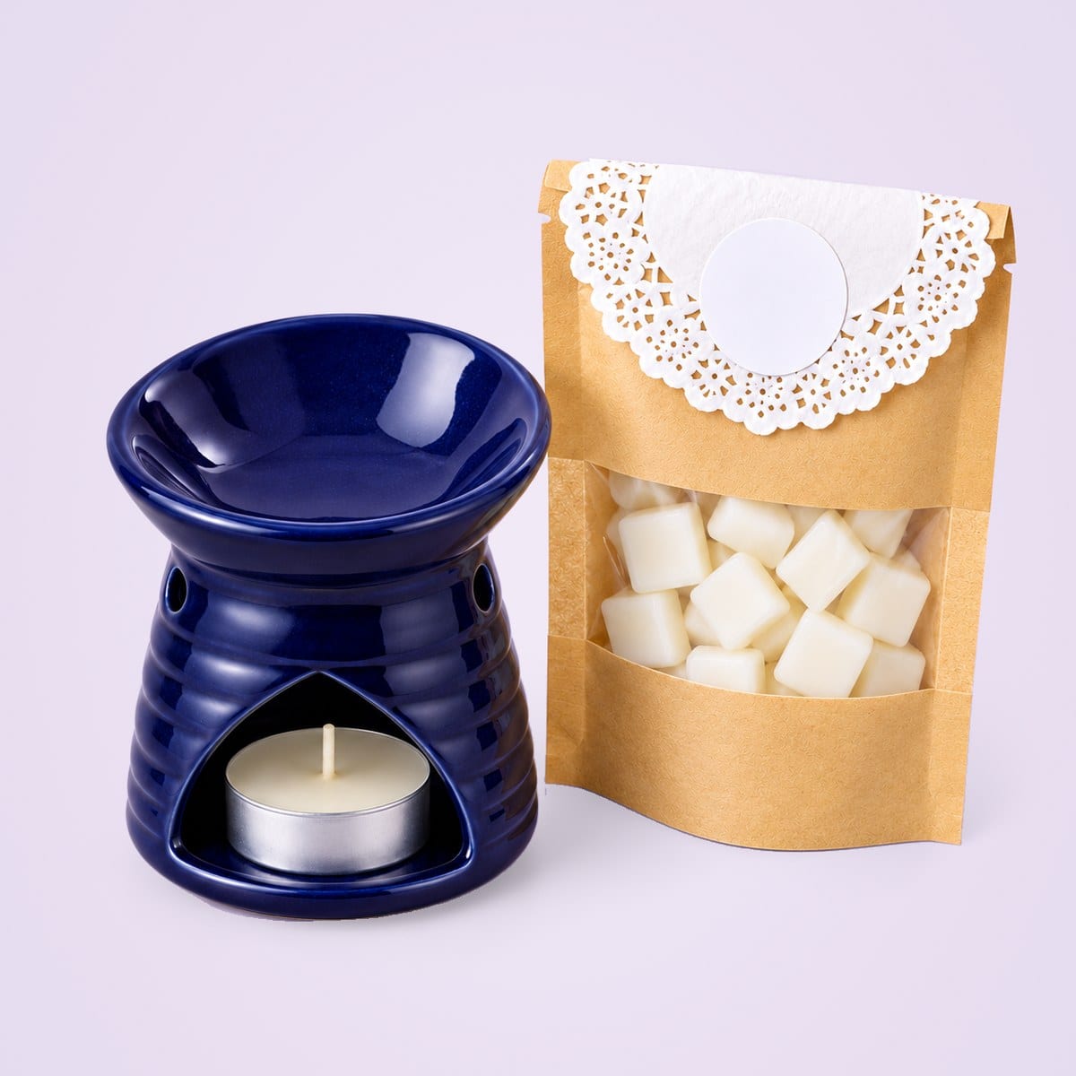 Diffuser bowl from above with wax melts