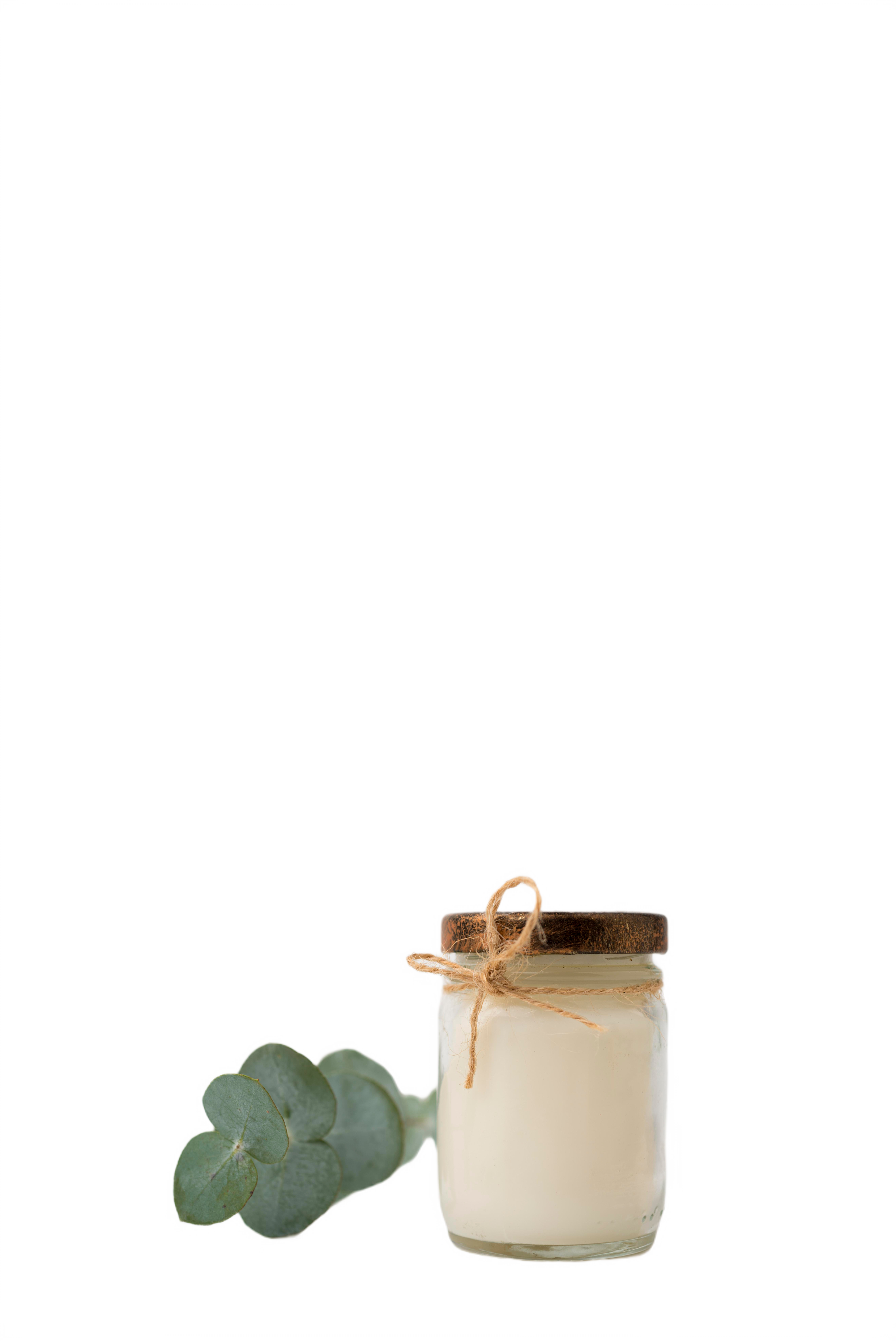 Candle with Eucalyptus